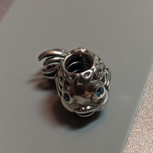 Authentic Pandora sterling fish charm bracelet